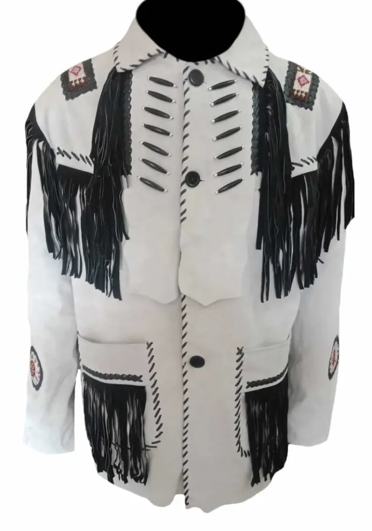 Native American Leather Jacket Men