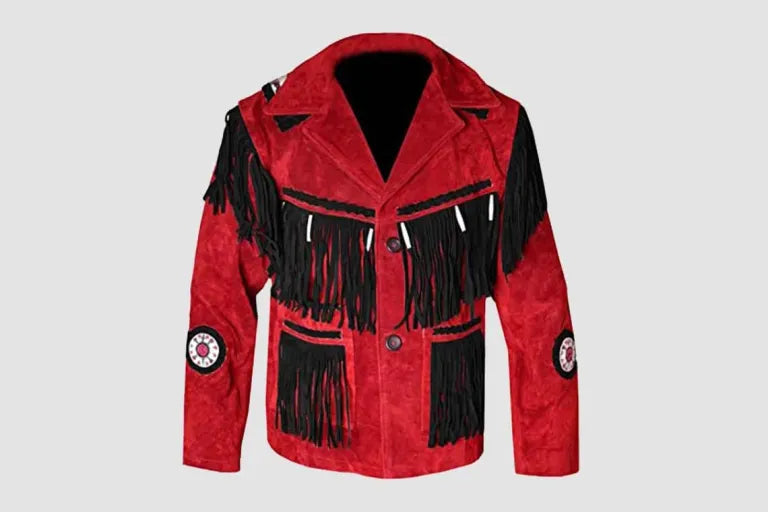 Vintage Fringe Suede Jacket - Cowboy Western Leather Coat