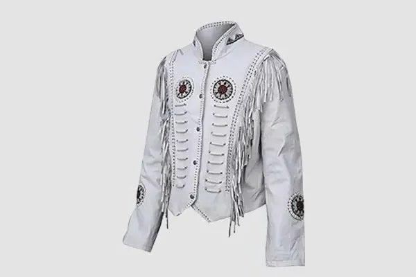 Women’s Western Cowgirl Suede Fringe Leather Jacket