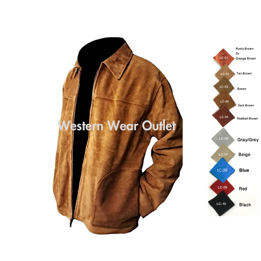 Men’s Brown Suede Biker Jacket | Soft, Stylish, and Durable, MSBJ1