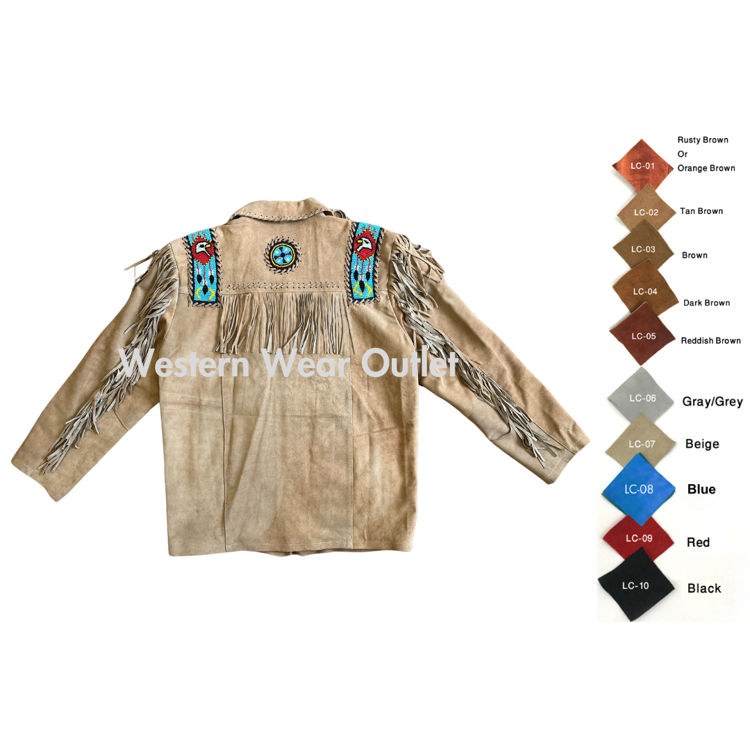 Cowboy Native American Jacket: Bold and Authentic, MSWJ23