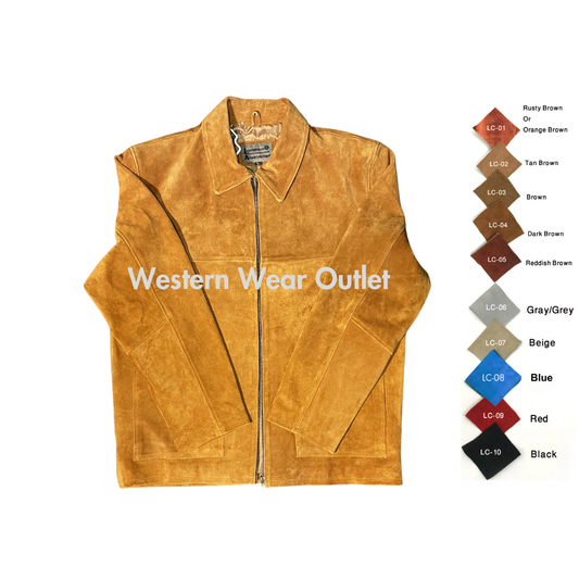 Suede Biker Jacket Men: Timeless Style, Premium Leather, MSBJ1A