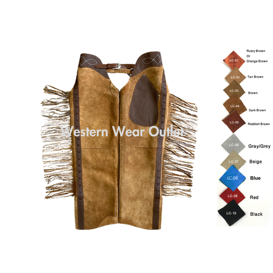 Perfect Brown Leather Chaps, MSCH2