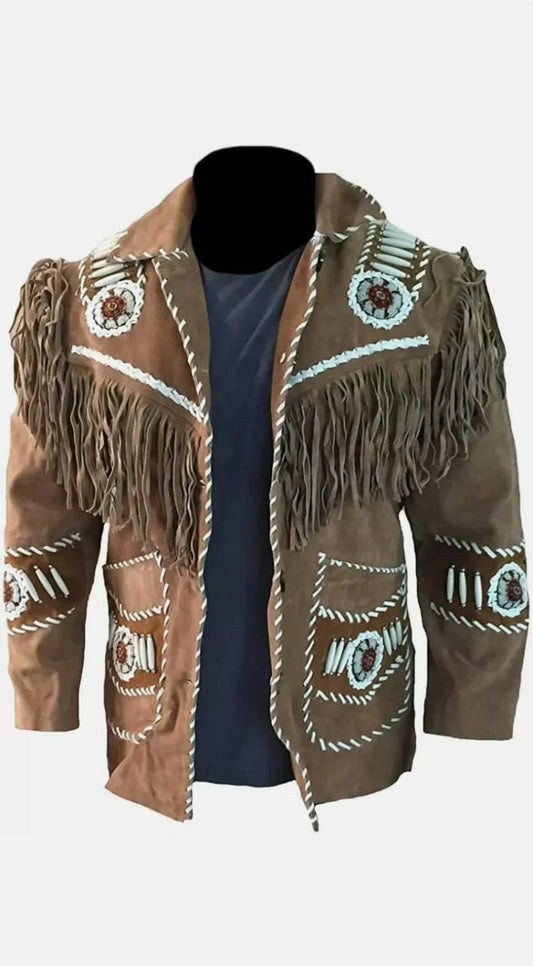 Fringe Cowboy Jacket for Men - Boho Jacket