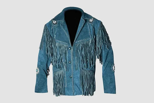 Fringe Leather Jacket Mens 