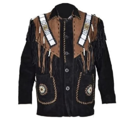 Men’s Fringe Leather Jacket
