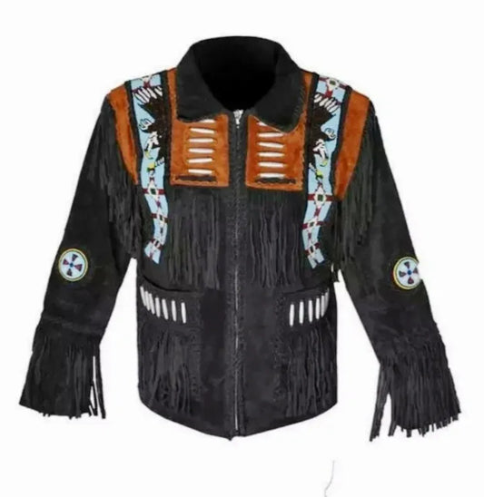 Men’s Fringe leather Jacket