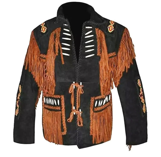 Men's Native American Leather Jacket