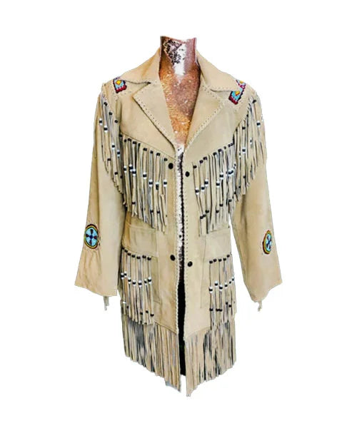 Native American Jacket – Fringe & Beads Cowgirl Coat