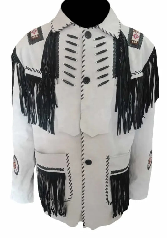 Native American Leather Jacket Men