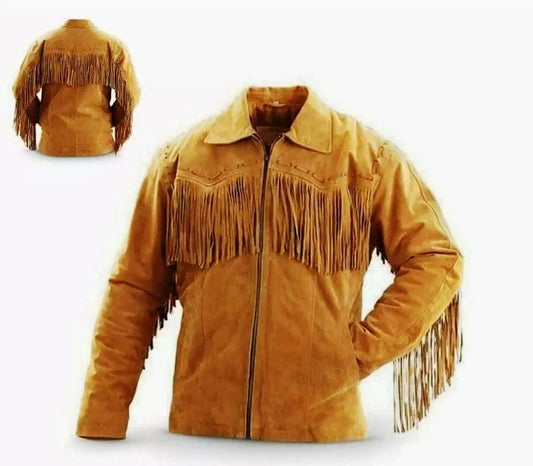 Native American Suede Fringe Jacket 
