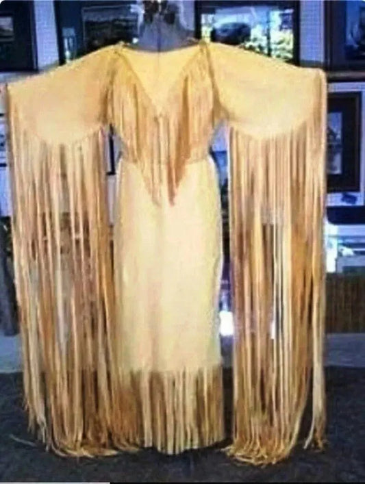 Native Style Maxi Powwow Regalia Wedding Dress