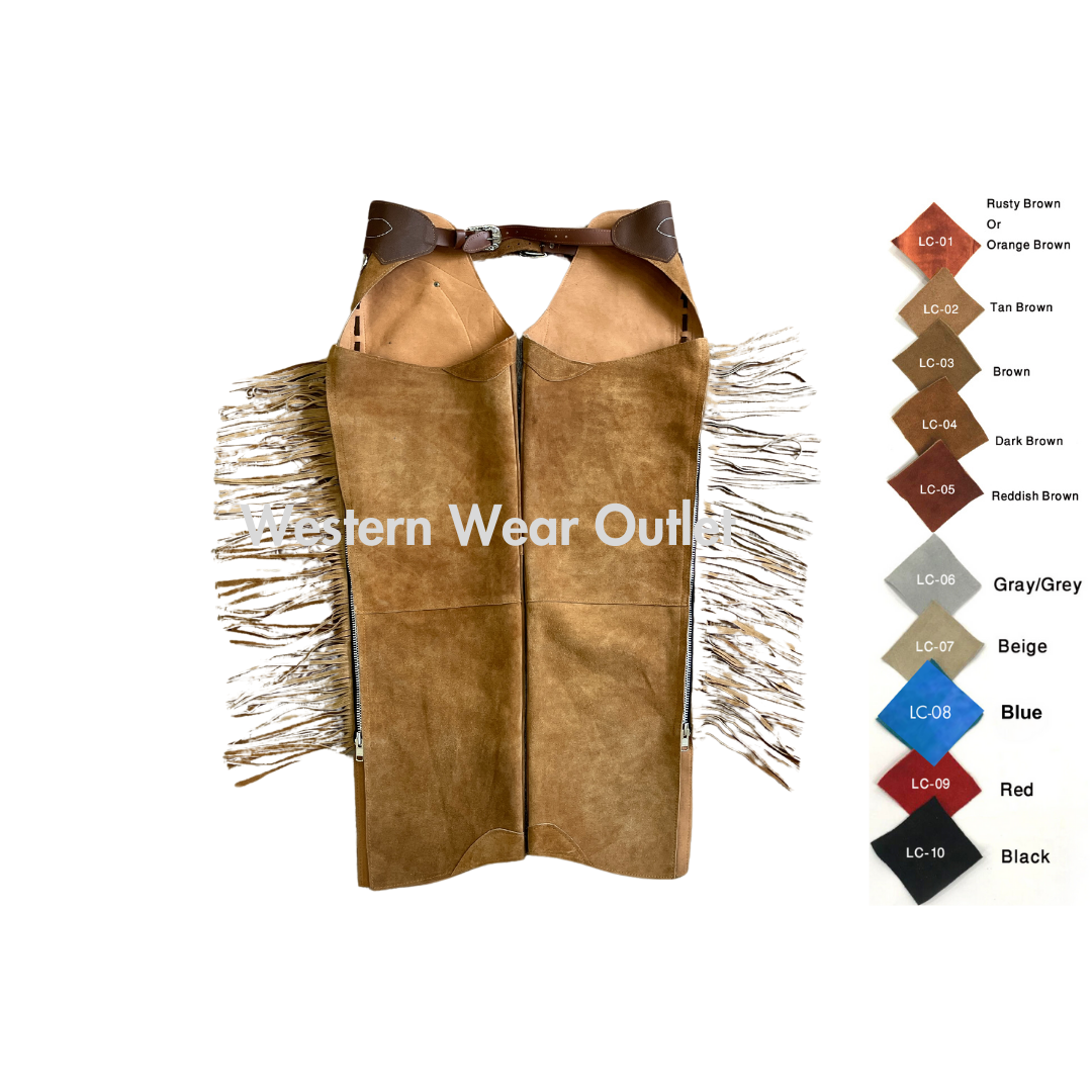 Perfect Brown Leather Chaps | MSCH2