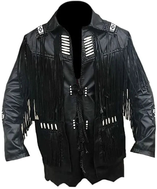 Mens Fringe Jacket 