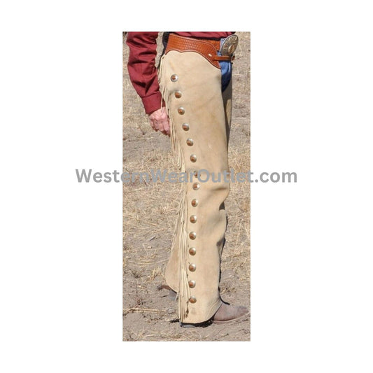 Stylish Rodeo Suede Chaps With Fringes 