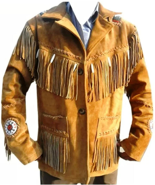 Western Suede Jacket - Fringe Jacket 